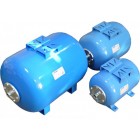 Гидроаккумулятор Беламос 80CT2 синий, горизонт, проходной для системы водоснабжения