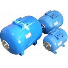 Гидроаккумулятор Belamos 100CT2 синий, горизонт, проходной (Беламос) для системы водоснабжения