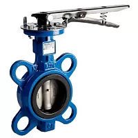 Затвор чугунный межфланцевый Ду 50 REON тип RSV38,диск нер.ст. AISI316 (PN16, Тmax=120°С) цена 