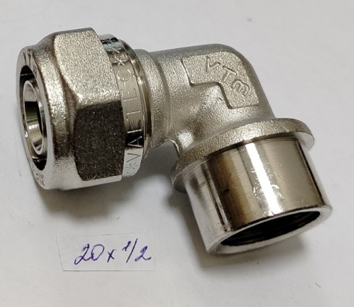 Обжимной уголок внутренний 20*1/2   Валтек купить 