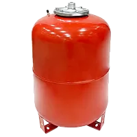 Расширительный бак вертикальный VALFEX .RV  50л. (КРАСНЫЙ)  цена 