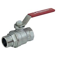 Кран шаровой R854,полнопроходной,1/2",В-Н,ручка-рычаг,латунь,хромированный Giacomini цена 