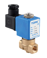 Клапан электромагнитный (соленоидный) отсечной Tork S1010 DN G 1/2,230B, переменный цена 