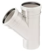ОТВОД UPONOR DECIBEL ДВУХРАСТРУБНЫЙ Д.110 15ГР '1С цена 