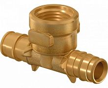 Тройник с внутренней резьбой латунный для труб PE-Xa 16-Rp1/2"ВР-16, тип 1 '50И цена 