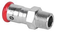 Пресс фитинг с наружной резьбой оцинкованная сталь 22*3/4 MVI цена 