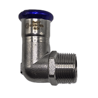 Угольник с наружной резьбой 28*1 из нержавеющей стали MVI цена 