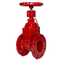 Задвижка чугунная красн. с обрезиненным клином DN80REON (PN10/16, Тmax=120°С) с индикат. положения цена 
