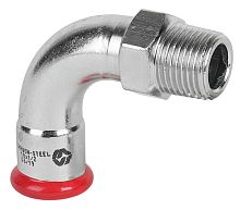 Пресс угольник 90гр. удлинённый с наружной резьбой оцинкованный 42*1 1/2 MVI цена 