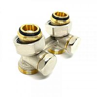 Узел нижнего подключ. Flamco Comap для двухтруб. системы прямой, 3/4x3/4" c конус.вст. 3/4" (D 2/50) цена 