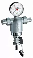 Фильтр 1/2" НР-ВР,с манометром,100мкм,Max:95*С,25 барFAR цена 