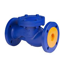 Обратный клапан подъемный фланцевый чугун Ду 125 REON тип RSV33  (PN16, Тmax=300°С) цена 