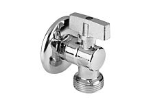Кран угловой с отражателем 1/2"1/2" ш/ш (хром)Tim цена 