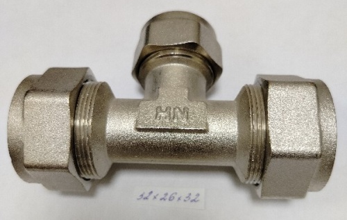 Цанговый Тройник редукционный 32х26х32 Henco купить 