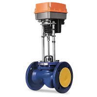 Клапан Теплосила проходной седельный регулирующий TRV-125-250 цена 