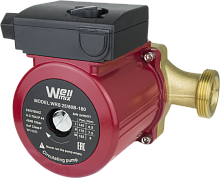 Циркуляционный насос Wellmix WRS 25/80 B (180 мм,корпус-латунь) цена 
