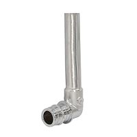Угольник Giacomini 90° с хромированной трубкой GX 16х15(дл.250) цена 
