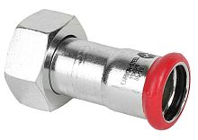 Пресс муфта с накидной гайкой оцинкованная 18*3/4 MVI цена 